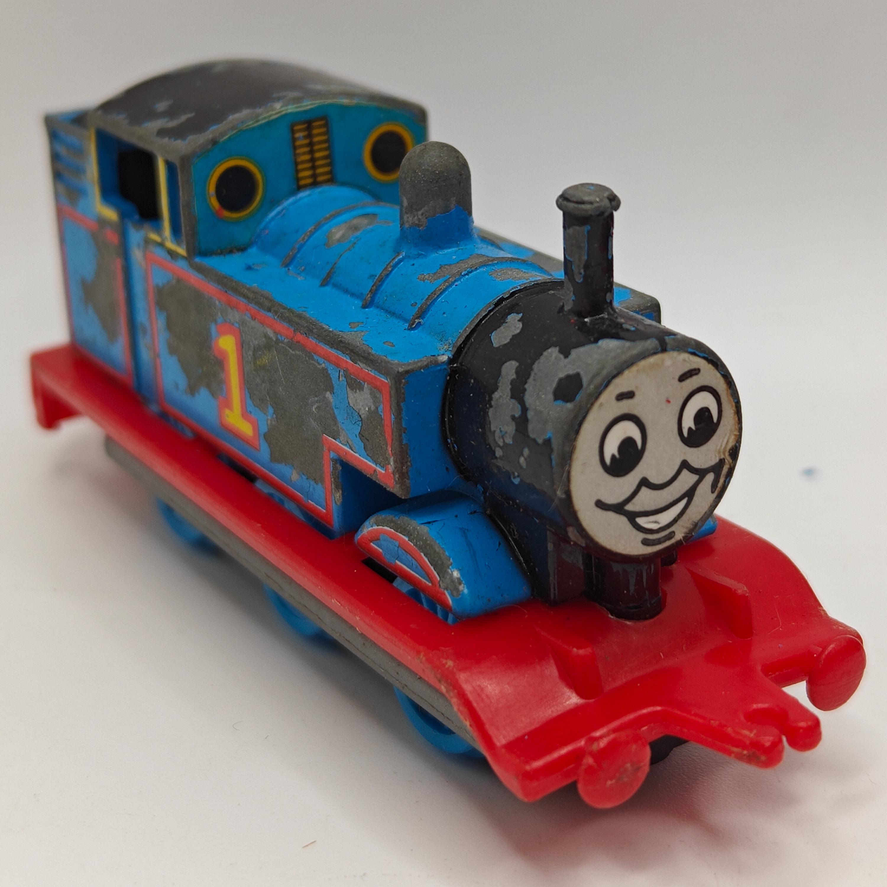ERTL - THOMAS con cara de papel - Thomas & Friends tren ferroviario fundido a presión de metal - Imagen 12 de 12