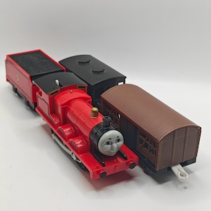 James - *Repaired* - Plarail by TOMY Thomas & Friends Motorized Train (Trackmaster Compatible!)