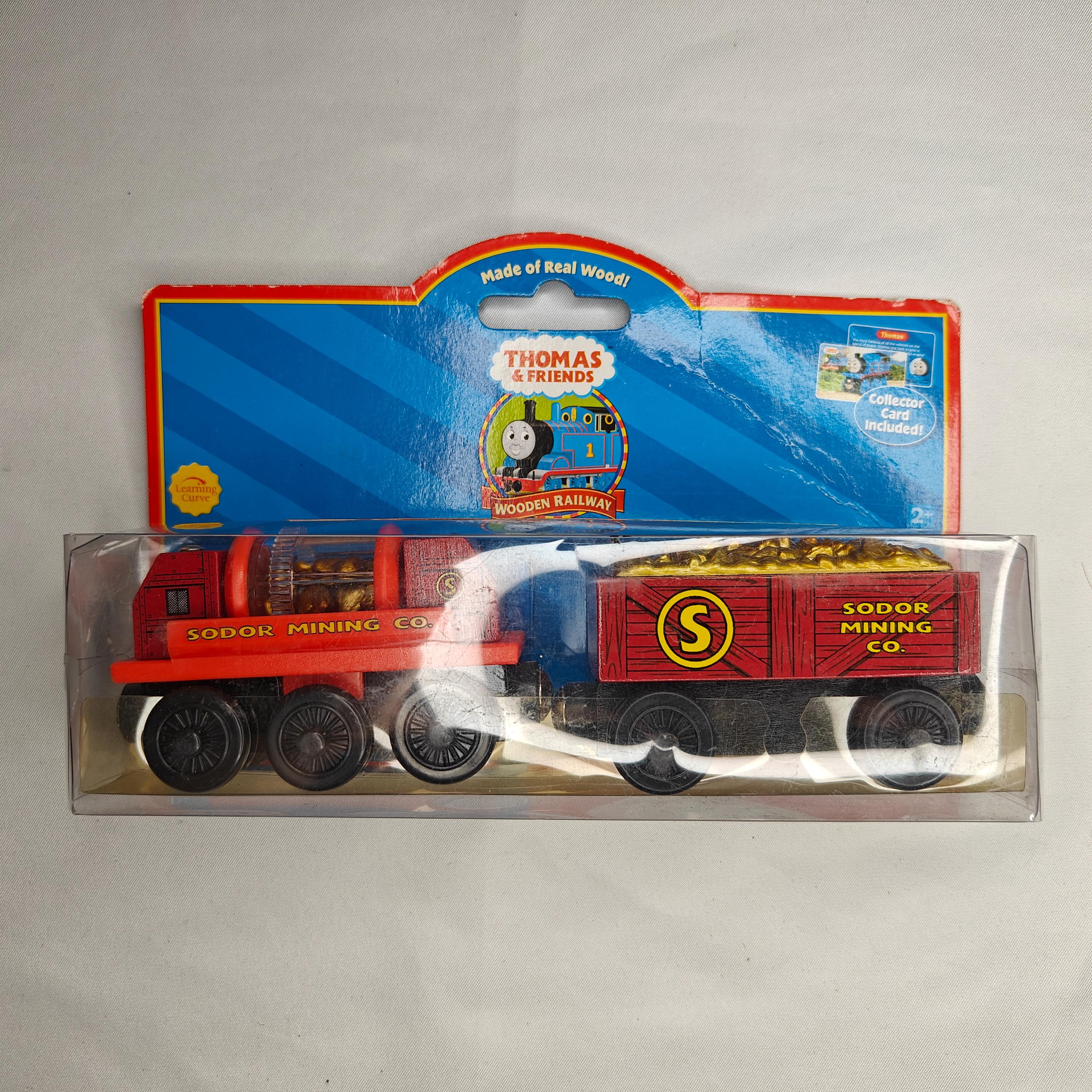 NEW in Box - Gold Prospector Cars - Wooden Railway Thomas
