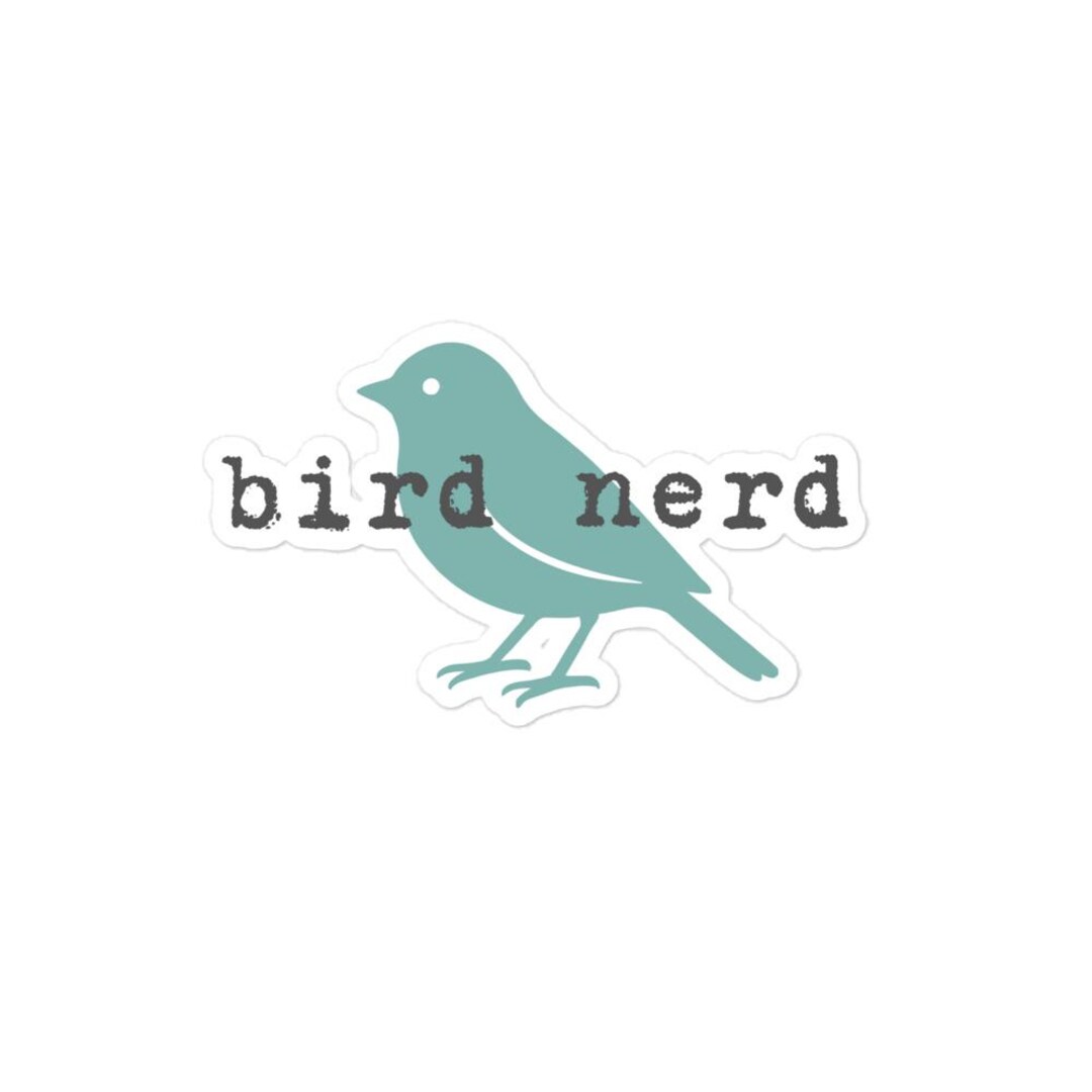 Bird Nerd - Cottagecoresticker - Etsy