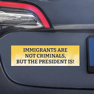 Anti-Fascism Magnet | Political Satire Car Decal image 7