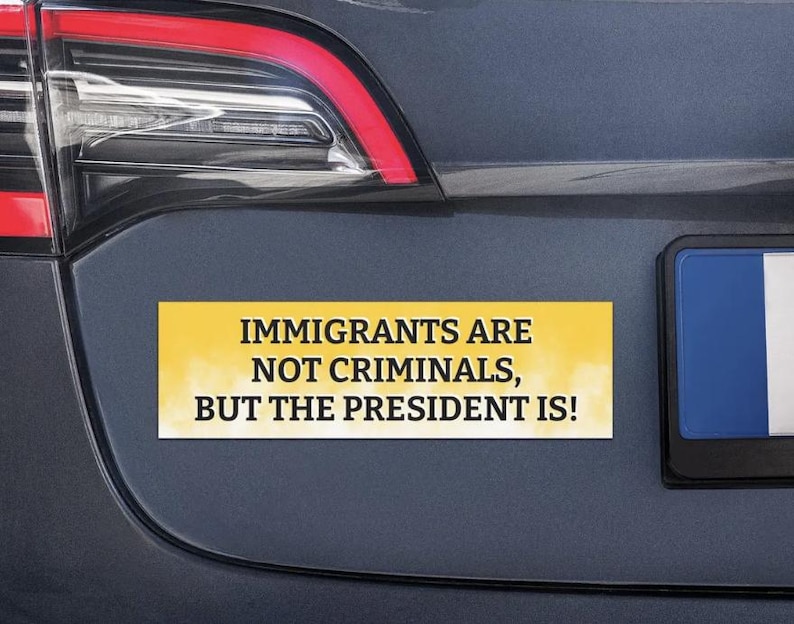 Anti-Fascism Magnet | Political Satire Car Decal image 7