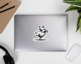 This Little Piggy Won’t Stay Quiet Anti Trump Political Kiss Cut Bubble-free Sticker