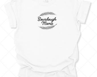 Sauerteig Mama T-Shirt | Lustiges Back-Shirt, Cottagecore T-Shirt
