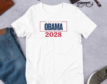 Obama 2028 T-Shirt, Pro Democracy Unisex Tee, Political Humor