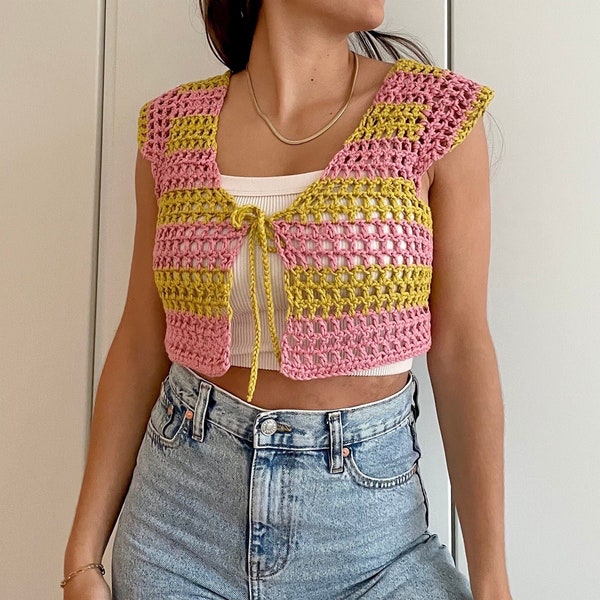 Shelly Top | Crochet Pattern (pdf) confident beginner / intermediate