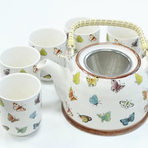 Ceramic Herbal Teapot Set