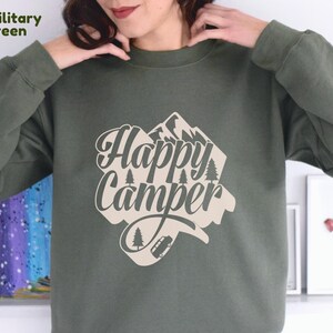 Unisex Mountain Sweatshirt, Road trip Cozy Sweatshirt, Hiking Sweater, Outdoor Nature Mountain Lover Gift, Couple Camping wear
