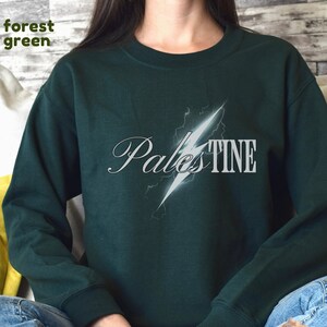 Palestine Solidarity Sweatshirt, Activist Wear, Political Gift, Solidarity with Palestine Sweater, Palestine Crewneck, Gift for Palestinian
