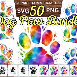 Hond Paw SVG PNG Clipart Digitale Download--Hond Paw Silhouet, Hond Paw Printables voor Ambachten, Paw Print Foto Prop, Hond Afdrukbaar voor Ambachten