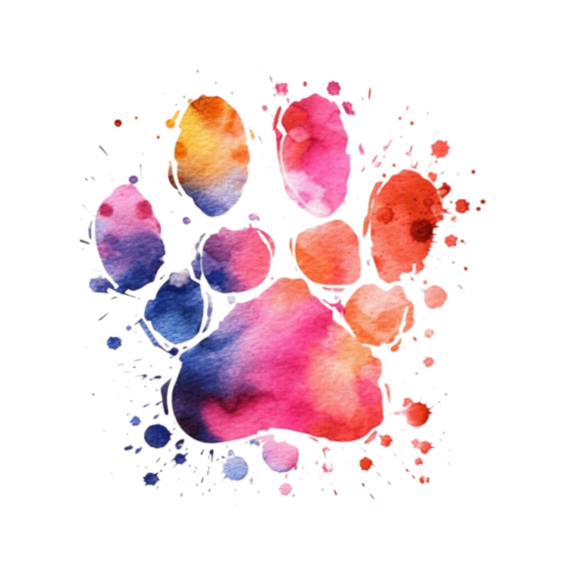 Paw SVG, Cat Paw Svg, Dog Paw Svg, Pet Paw Svg ,animal Paw Svg