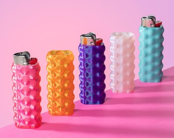 Bubble Lighter Case | Sensory BIC Lighter Cover | Cute Fidget Accessory | Kawaii Case