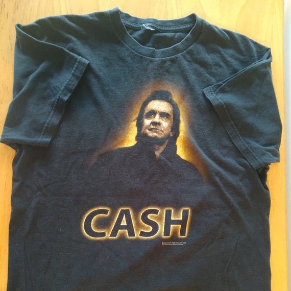 Vintage Zion Johnny Cash Portrait T-Shirt - image 1