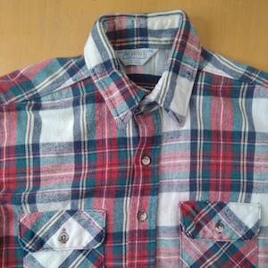 Vintage Five Brother Flannel Long Sleeve Button Down Shirt Tallman