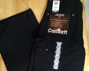 Carhartt B136 GVL 31x29tag Says 32x30original Dungaree Fit Grey