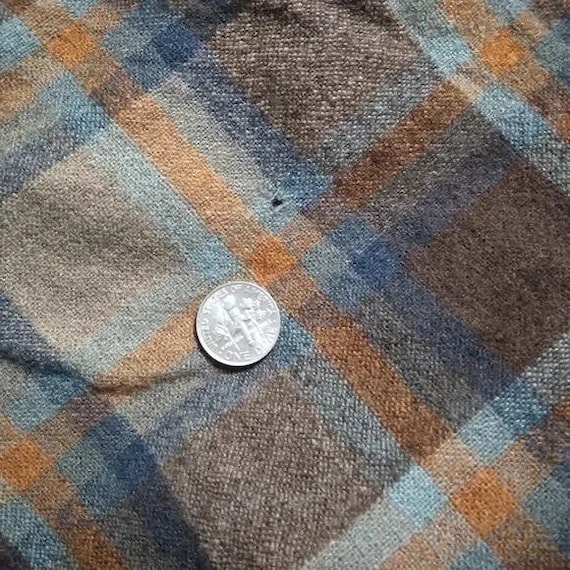 Vintage Pendleton Flannel Wool Button-Down Shirt - image 7