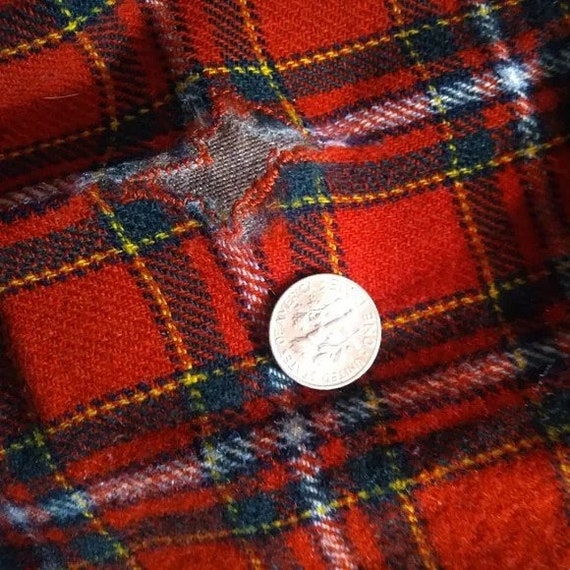 Vintage Pendleton Flannel Wool Button Down Shirt - image 4