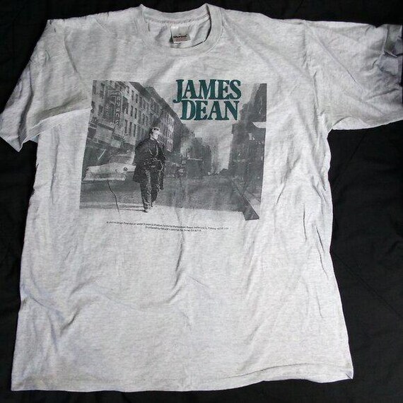 Vintage 90s James Dean T-shirt - Etsy