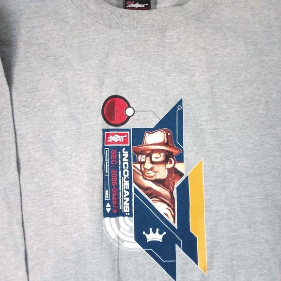 Deadstock Vintage Y2K JNCO Jeans Long Sleeve T-shirt - Etsy