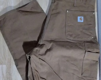 Deadstock Vintage Carhartt Double Knee Chore Pants Dungarees 42x30