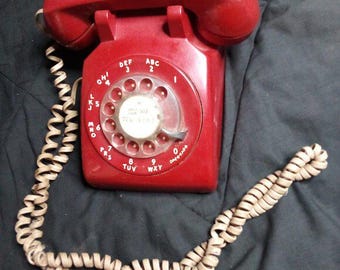 Vintage Western Electric Bell System Rotary Dial Black Telephone