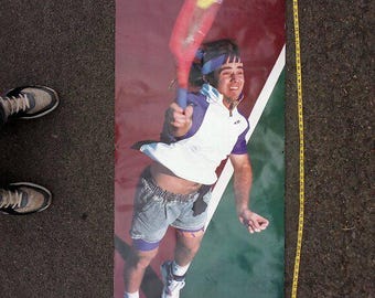アンドレ・アガシの直筆サインカード（証明書付き） - Etsy 日本