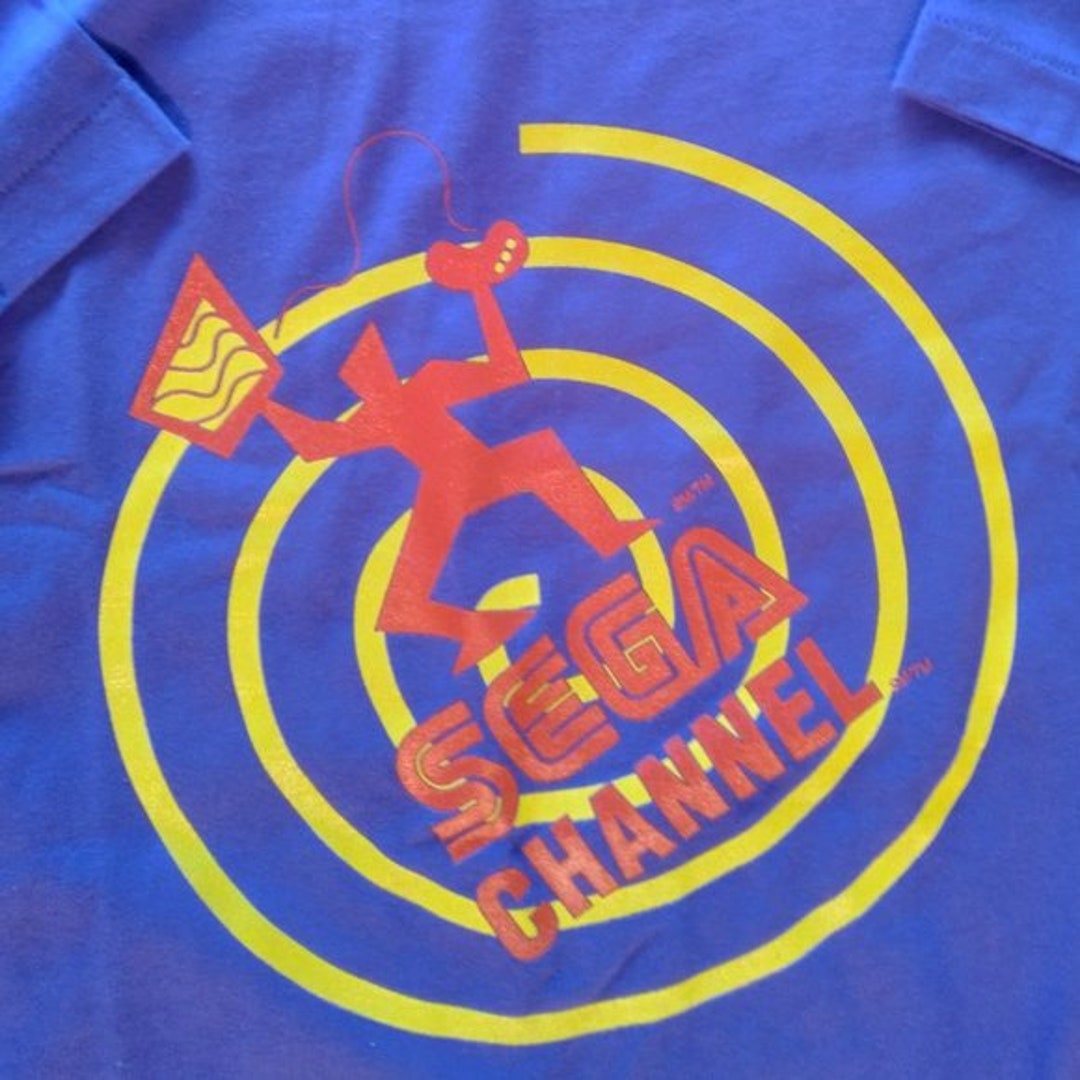 Deadstock Vintage 90s Sega Channel Stop Just Watching TV T-shirt