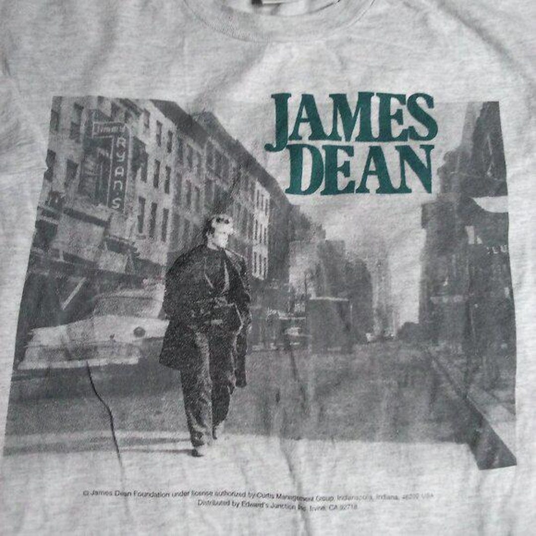 Vintage 90s James Dean T-shirt - Etsy