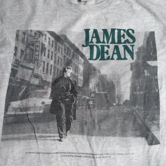 Vintage 90s James Dean T-shirt - Etsy