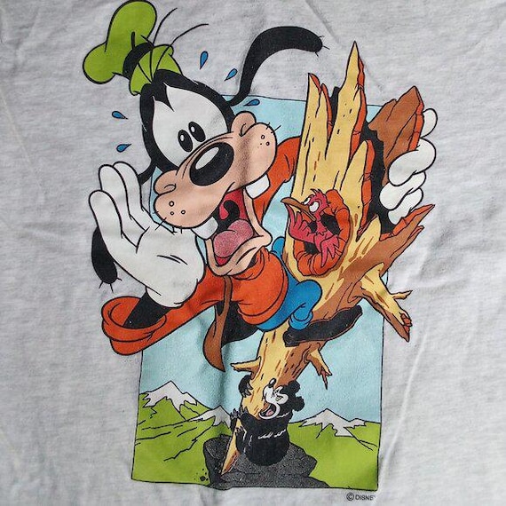 Vintage 90s Disney Goofy T-shirt - Etsy