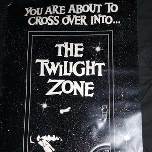 Seltenes Vintage Twilight Zone TV Plakat 1990