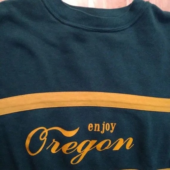 Vintage 80s Champion Enjoy Oregon Ducks Parody Co… - image 1