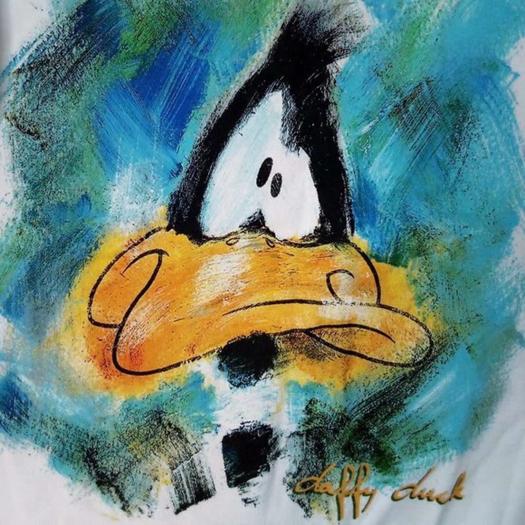 Deadstock Vintage Warner Bros Daffy Duck Ringer T-shirt - Etsy