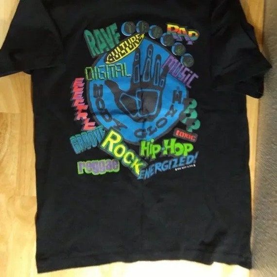 Vintage 90s Body Glove Music Culture T-Shirt - image 3