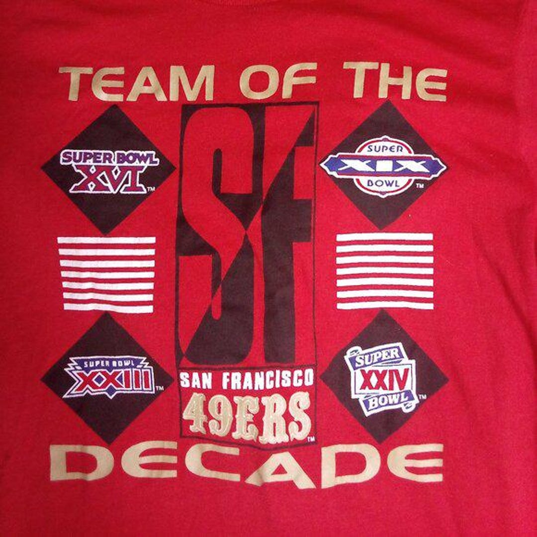 Vintage 80s San Francisco 49ers Team of the Decade T-shirt - Etsy