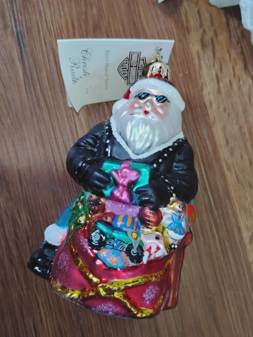Harley Davidson Santa - Etsy