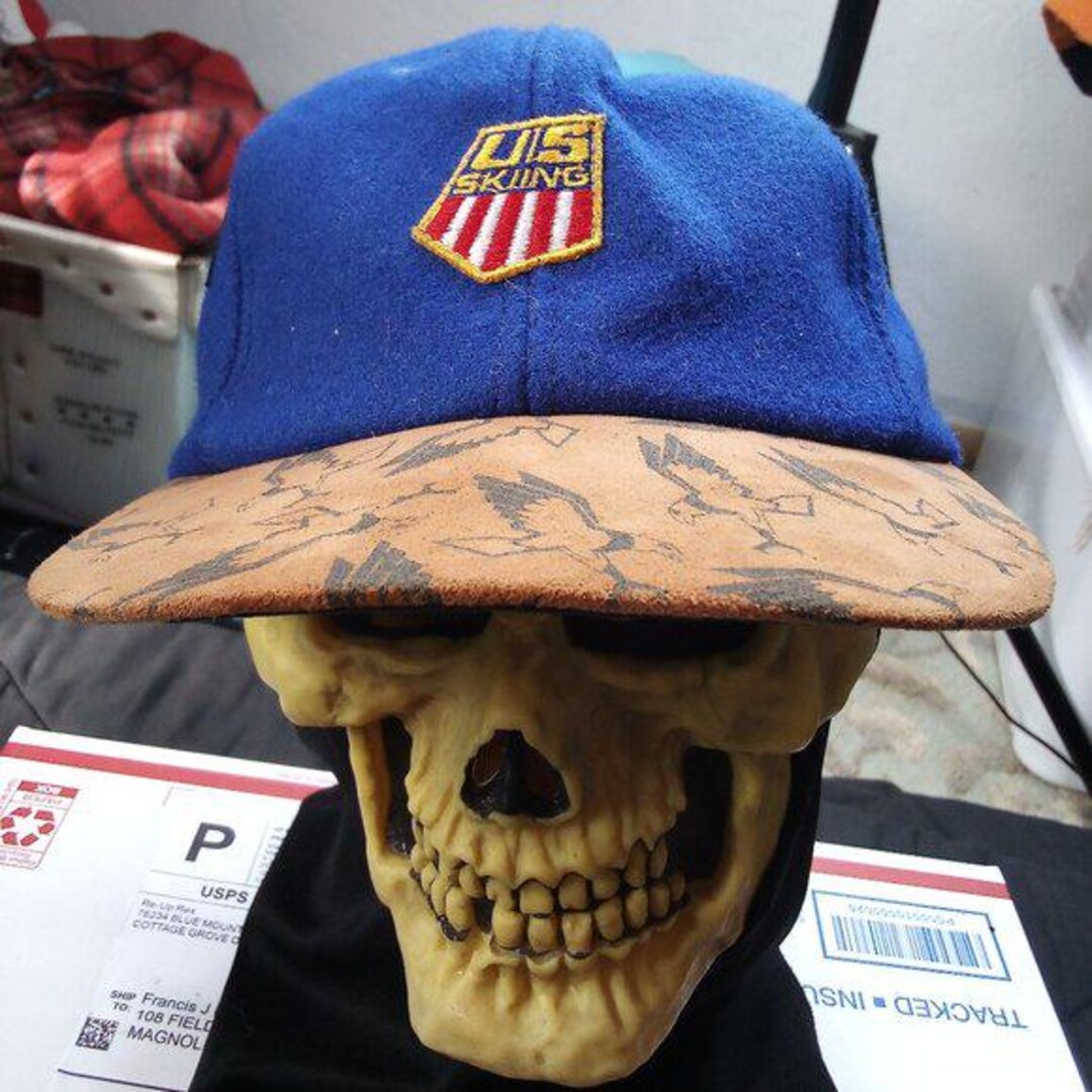 Vintage 90s bula US Ski Team Wool Suede Brim Snap Back Hat Cap - Etsy
