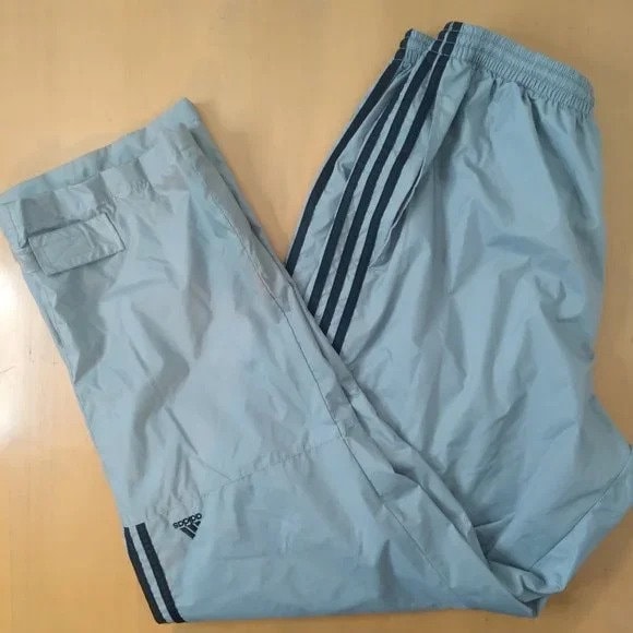 Adidas Vintage Adidas 3 Stripe Lined Wind Pants Joggers Trainers