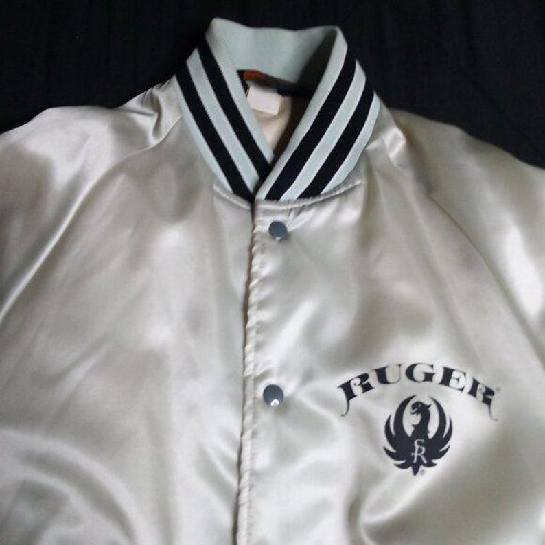 Deadstock Vintage Ruger skjutvapen satinjacka bild 3
