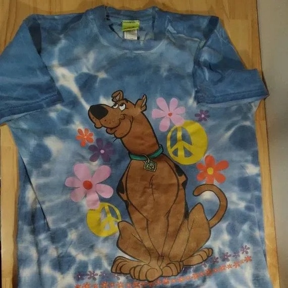 Vintage Cartoon Network Scooby Doo Freeze Tie Dye TS??? Gem
