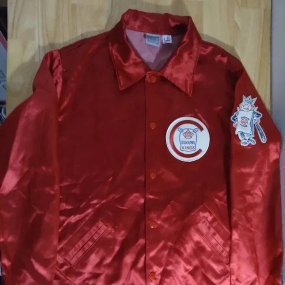 Deadstock Vintage Ebbets Field Flannels Havana Sugar Kings Satin Jacket Etsy UK