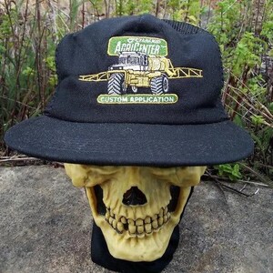 Deadstock Vintage Cyanamid Agricenter Custom Applicator Snap Back Trucker Hat