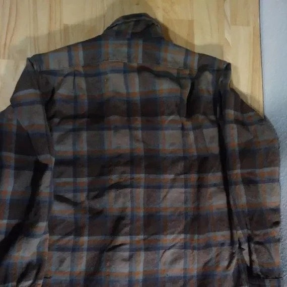 Vintage Pendleton Flannel Wool Button-Down Shirt - image 3