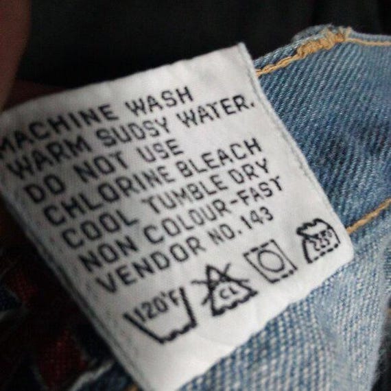 Vintage Brittania Patchwork Window Pane Denim Fla… - image 7