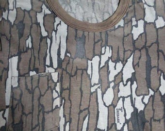 Men's Vintage 90's Spruce Creek Trebark Camo Camouflage Hunting