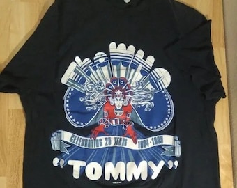 Deadstock Vintage 80s The Who 25 Years Anniversary Tommy T-Shirt