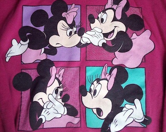 Vintage Disney Minnie Mouse Crewneck Sweatshirt