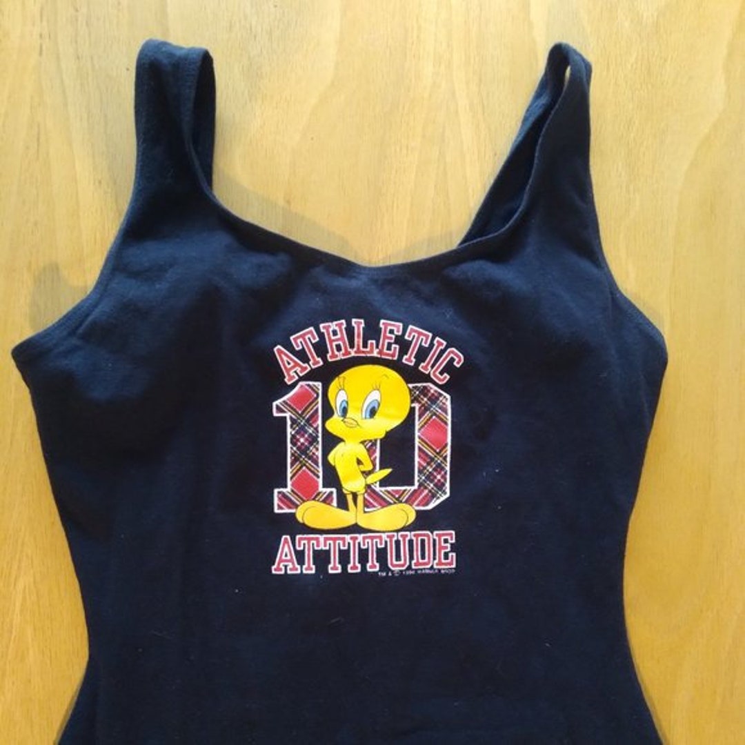 Vintage Looney Tunes Tweety Athletic Attitude Jumpsuit Etsy