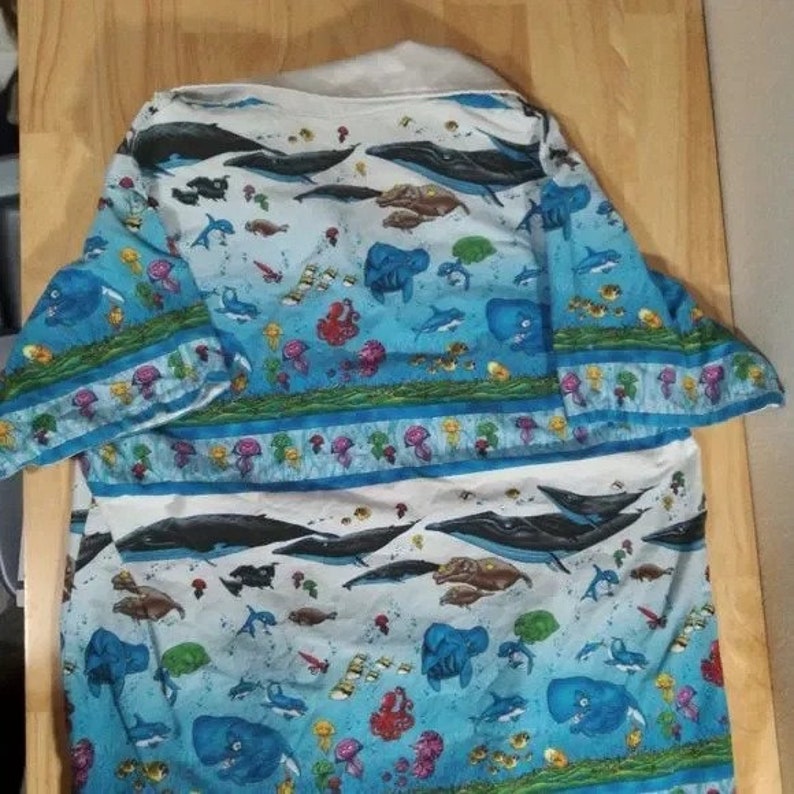 Fish Pattern Clothes Vintage Cartoon Fish Ocean Life Pattern Hawaiian Shirt - Etsy