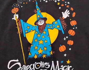 Vintage 80s Scarecrows Are Magic California Contest Halloween T-Shirt